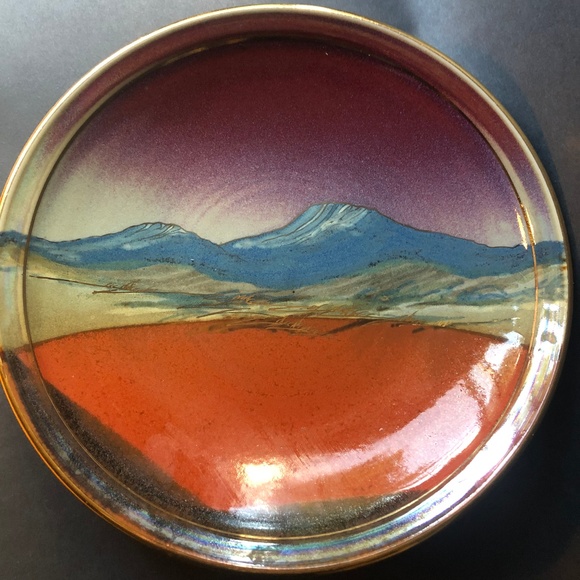 10" Parker Pottery 2004/ Mountain Range Bowl
